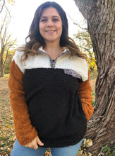 Load image into Gallery viewer, Color Block Sherpa