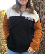 Load image into Gallery viewer, Color Block Sherpa