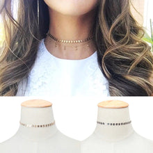 Load image into Gallery viewer, Simple ~Silver~ Coin Choker
