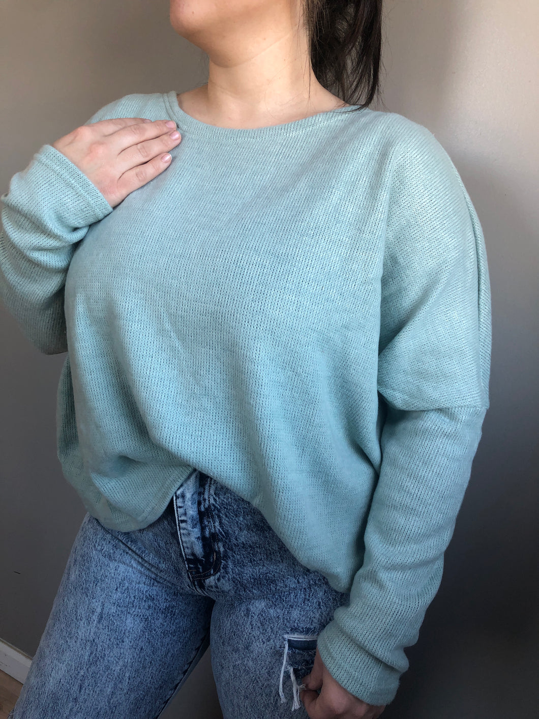 Cross Back Sweater