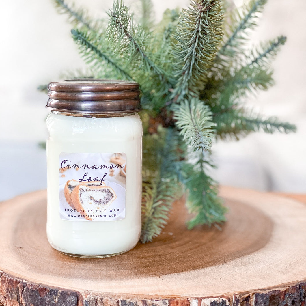 Soy Candle Cinnamon Loaf